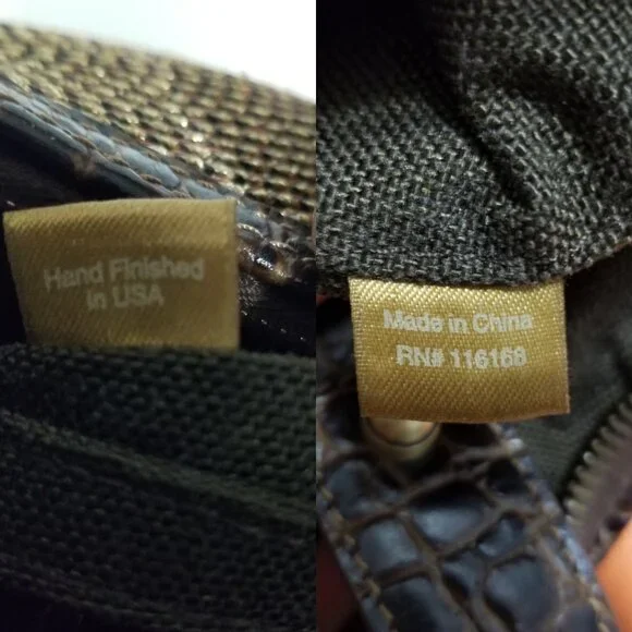 Vintage Eric Javits New York Gold Woven Squishee Studded Hobo Leather Bag - Picture 8 of 16